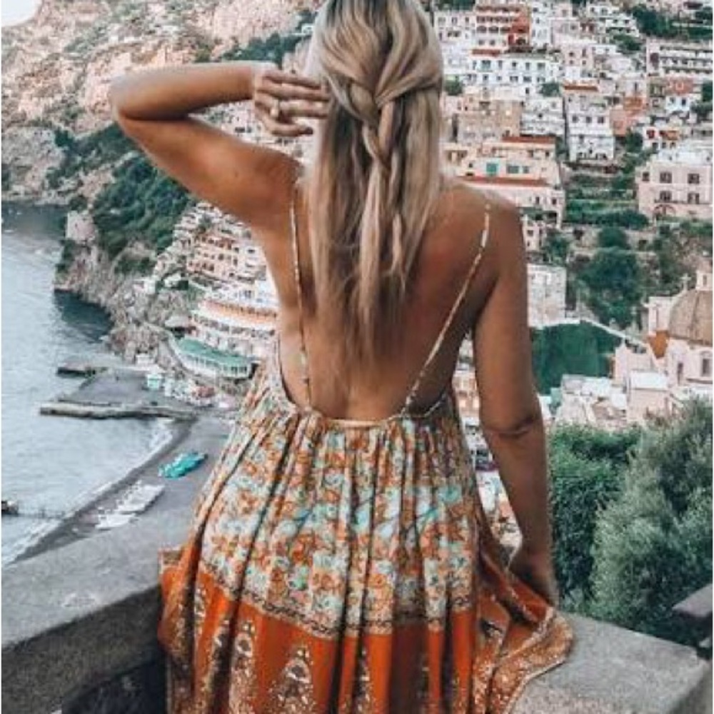 Rare 🧡 Spell Delirium Strappy Mini Dress